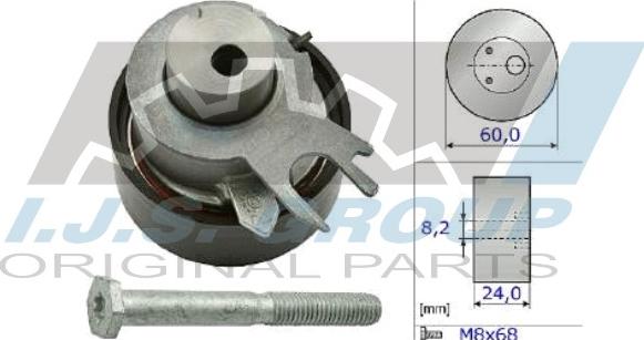 IJS GROUP 93-1226 - Обтяжна ролка, ангренаж vvparts.bg