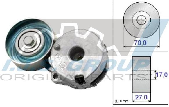 IJS GROUP 93-2442 - Ремъчен обтегач, пистов ремък vvparts.bg