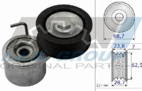 IJS GROUP 93-2459 - Ремъчен обтегач, пистов ремък vvparts.bg