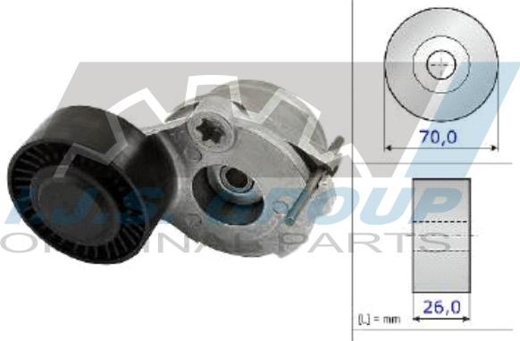 IJS GROUP 93-2453 - Ремъчен обтегач, пистов ремък vvparts.bg