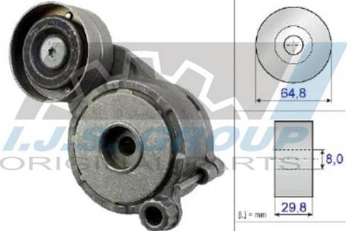 IJS GROUP 93-2464 - Ремъчен обтегач, пистов ремък vvparts.bg