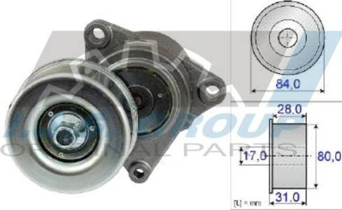 IJS GROUP 93-2409 - Ремъчен обтегач, пистов ремък vvparts.bg