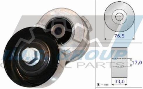 IJS GROUP 93-2402 - Ремъчен обтегач, пистов ремък vvparts.bg