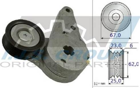 IJS GROUP 93-2417 - Ремъчен обтегач, пистов ремък vvparts.bg