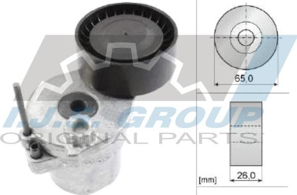 IJS GROUP 93-2485 - Ремъчен обтегач, пистов ремък vvparts.bg