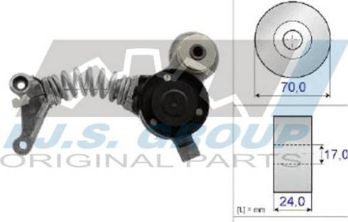 IJS GROUP 93-2429 - Ремъчен обтегач, пистов ремък vvparts.bg