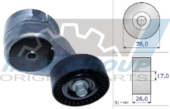 IJS GROUP 93-2428 - Ремъчен обтегач, пистов ремък vvparts.bg