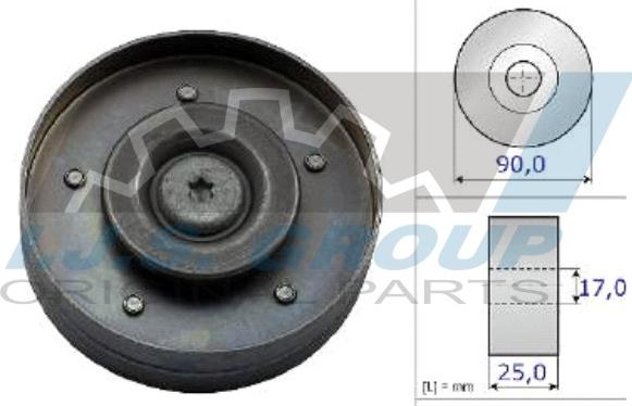 IJS GROUP 93-2158 - Паразитна / водеща ролка, пистов ремък vvparts.bg