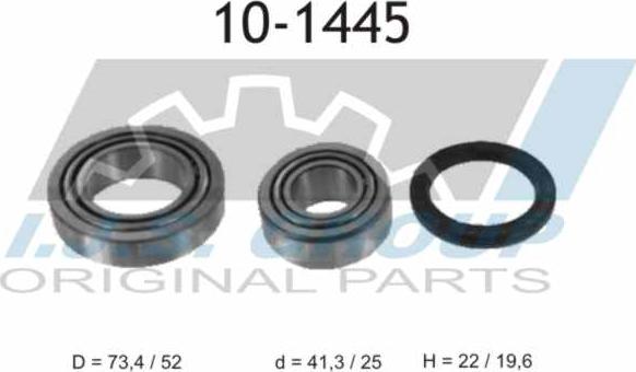 IJS GROUP 10-1445 - Комплект колесен лагер vvparts.bg