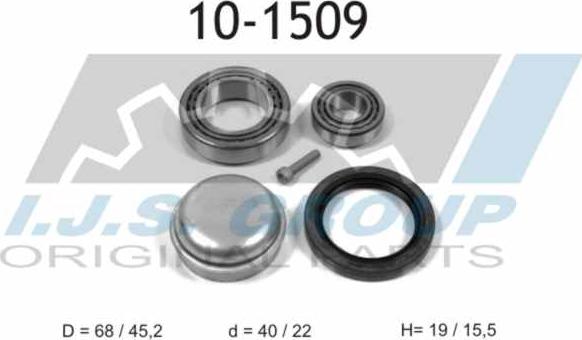 IJS GROUP 10-1509 - Комплект колесен лагер vvparts.bg