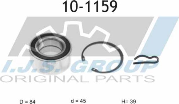 IJS GROUP 10-1159 - Комплект колесен лагер vvparts.bg