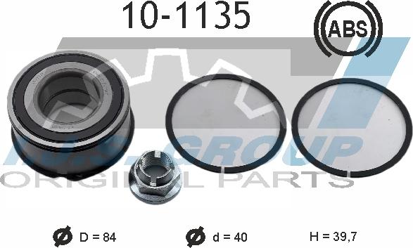 IJS GROUP 10-1135 - Комплект колесен лагер vvparts.bg