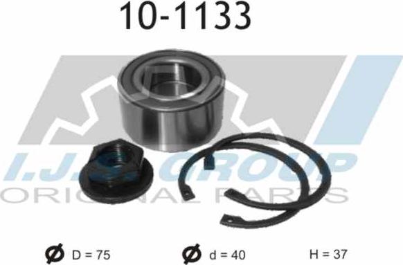 IJS GROUP 10-1133 - Комплект колесен лагер vvparts.bg