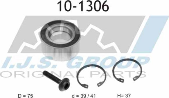 IJS GROUP 10-1306 - Комплект колесен лагер vvparts.bg