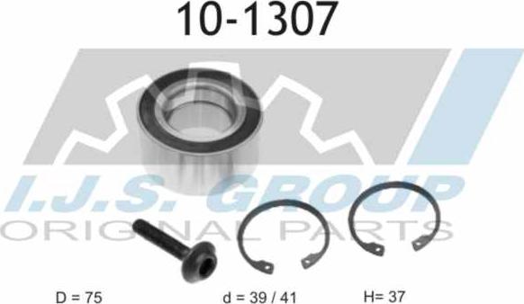 IJS GROUP 10-1307 - Комплект колесен лагер vvparts.bg