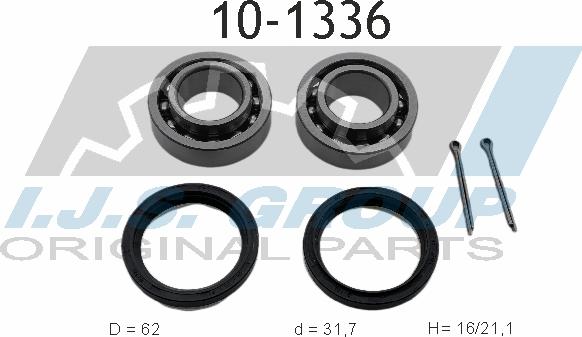 IJS GROUP 10-1336 - Комплект колесен лагер vvparts.bg