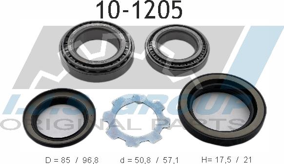 IJS GROUP 10-1205 - Комплект колесен лагер vvparts.bg