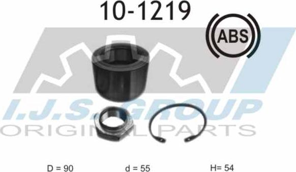 IJS GROUP 10-1219 - Комплект колесен лагер vvparts.bg