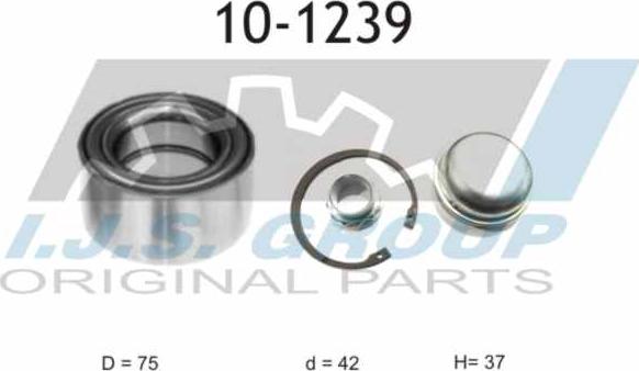 IJS GROUP 10-1239 - Комплект колесен лагер vvparts.bg