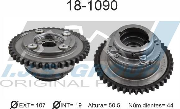 IJS GROUP 18-1090 - Зъбно колело, разпределителен вал vvparts.bg