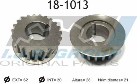 IJS GROUP 18-1013 - Зъбно колело, разпределителен вал vvparts.bg