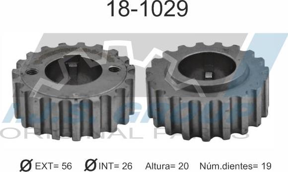 IJS GROUP 18-1029 - Зъбно колело, колянов вал vvparts.bg