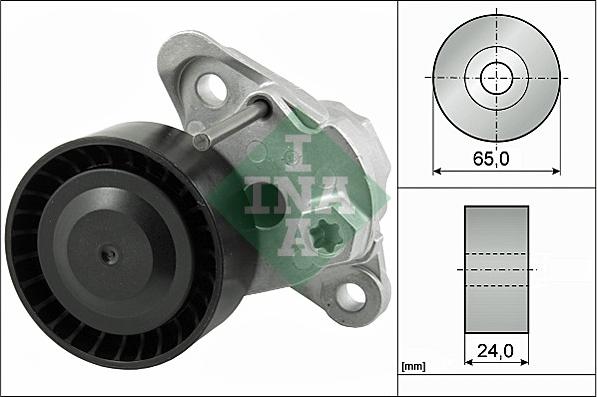 INA 534 0497 10 - Ремъчен обтегач, пистов ремък vvparts.bg