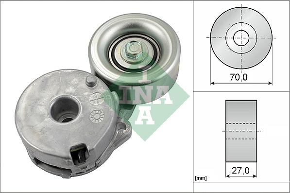 INA 534 0442 10 - Ремъчен обтегач, пистов ремък vvparts.bg