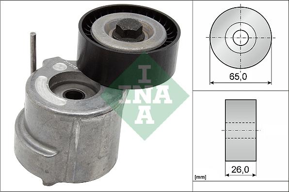 INA 534 0404 10 - Ремъчен обтегач, пистов ремък vvparts.bg