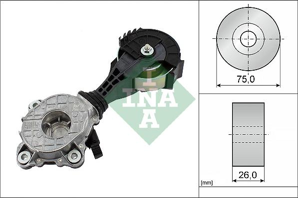 INA 534 0426 10 - Ремъчен обтегач, пистов ремък vvparts.bg