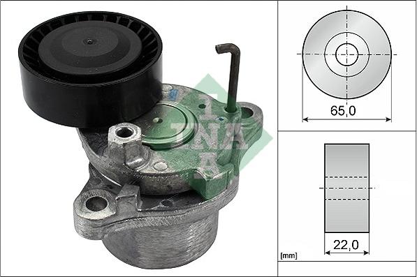 INA 534 0423 10 - Ремъчен обтегач, пистов ремък vvparts.bg