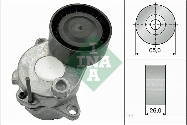 INA 534 0592 10 - Ремъчен обтегач, пистов ремък vvparts.bg