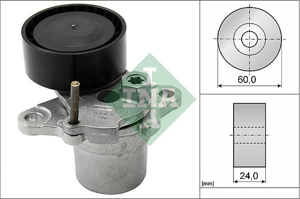 INA 534 0546 10 - Ремъчен обтегач, пистов ремък vvparts.bg