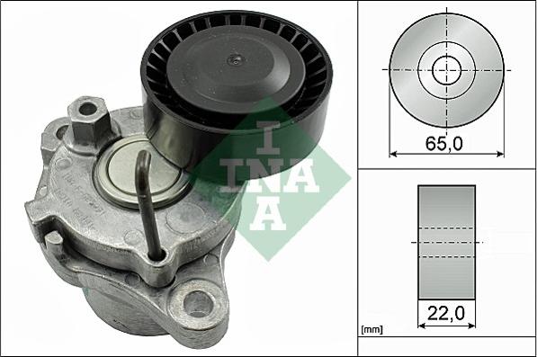 INA 534 0550 10 - Ремъчен обтегач, пистов ремък vvparts.bg