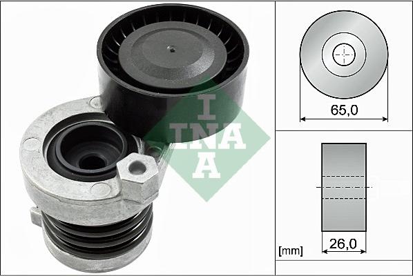 INA 534 0551 10 - Ремъчен обтегач, пистов ремък vvparts.bg