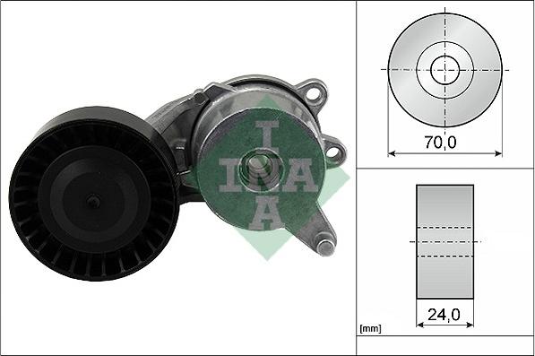 INA 534 0553 10 - Ремъчен обтегач, пистов ремък vvparts.bg