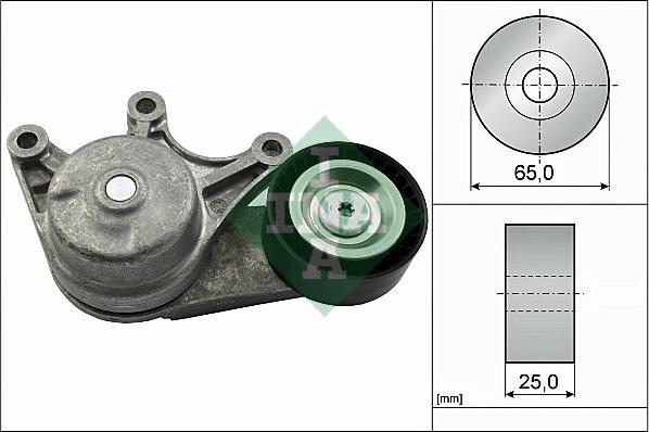 INA 534 0535 10 - Ремъчен обтегач, пистов ремък vvparts.bg