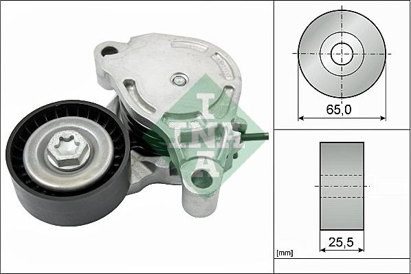 INA 534 0571 10 - Ремъчен обтегач, пистов ремък vvparts.bg