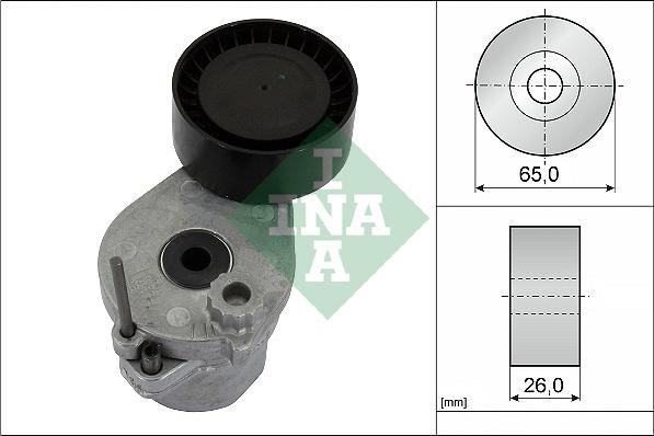 INA 534 0693 10 - Ремъчен обтегач, пистов ремък vvparts.bg