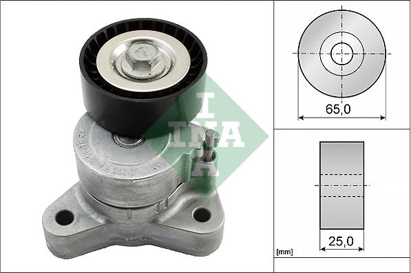 INA 534 0663 10 - Ремъчен обтегач, пистов ремък vvparts.bg