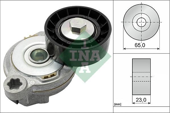 INA 534 0605 10 - Ремъчен обтегач, пистов ремък vvparts.bg