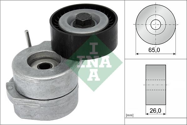 INA 534 0053 10 - Ремъчен обтегач, пистов ремък vvparts.bg