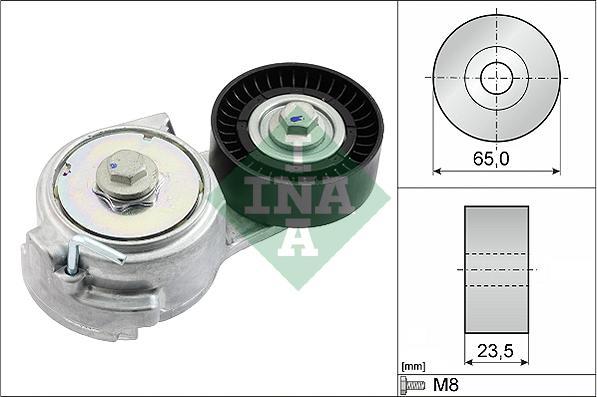 INA 534 0069 10 - Ремъчен обтегач, пистов ремък vvparts.bg