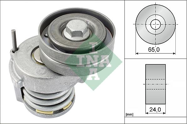 INA 534 0065 10 - Ремъчен обтегач, пистов ремък vvparts.bg