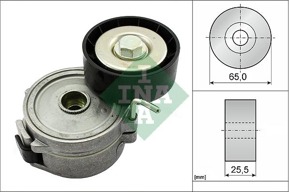 INA 534 0068 10 - Ремъчен обтегач, пистов ремък vvparts.bg