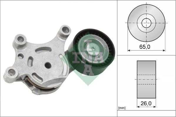 INA 534 0075 20 - Ремъчен обтегач, пистов ремък vvparts.bg