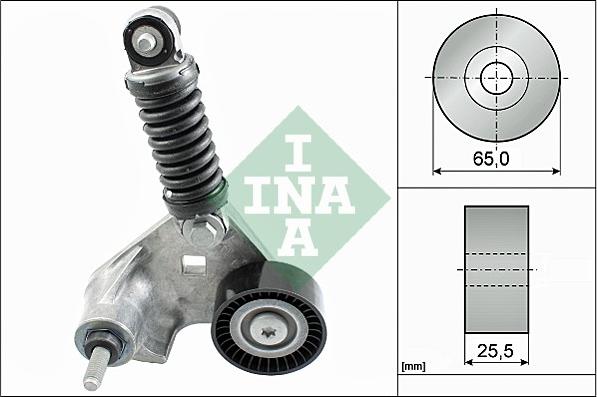 INA 534 0169 10 - Ремъчен обтегач, пистов ремък vvparts.bg