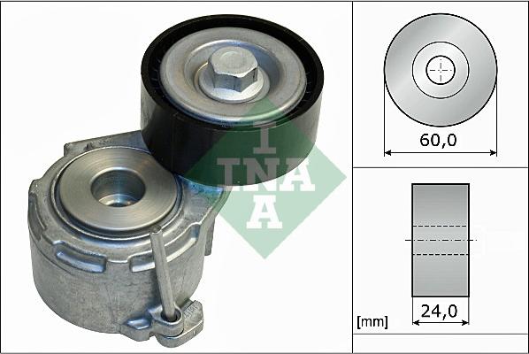 INA 534 0111 20 - Ремъчен обтегач, пистов ремък vvparts.bg