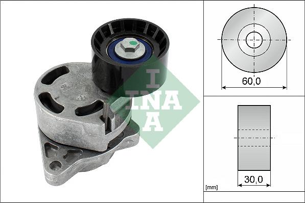 INA 534 0181 10 - Ремъчен обтегач, пистов ремък vvparts.bg