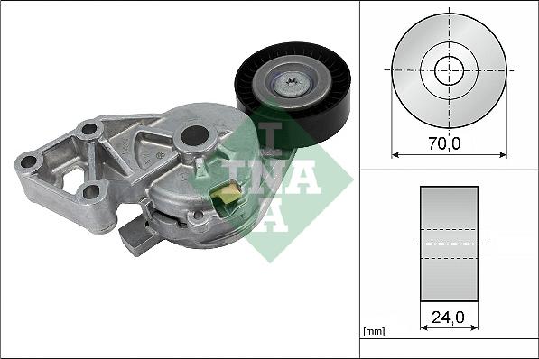 INA 534 0132 30 - Ремъчен обтегач, пистов ремък vvparts.bg